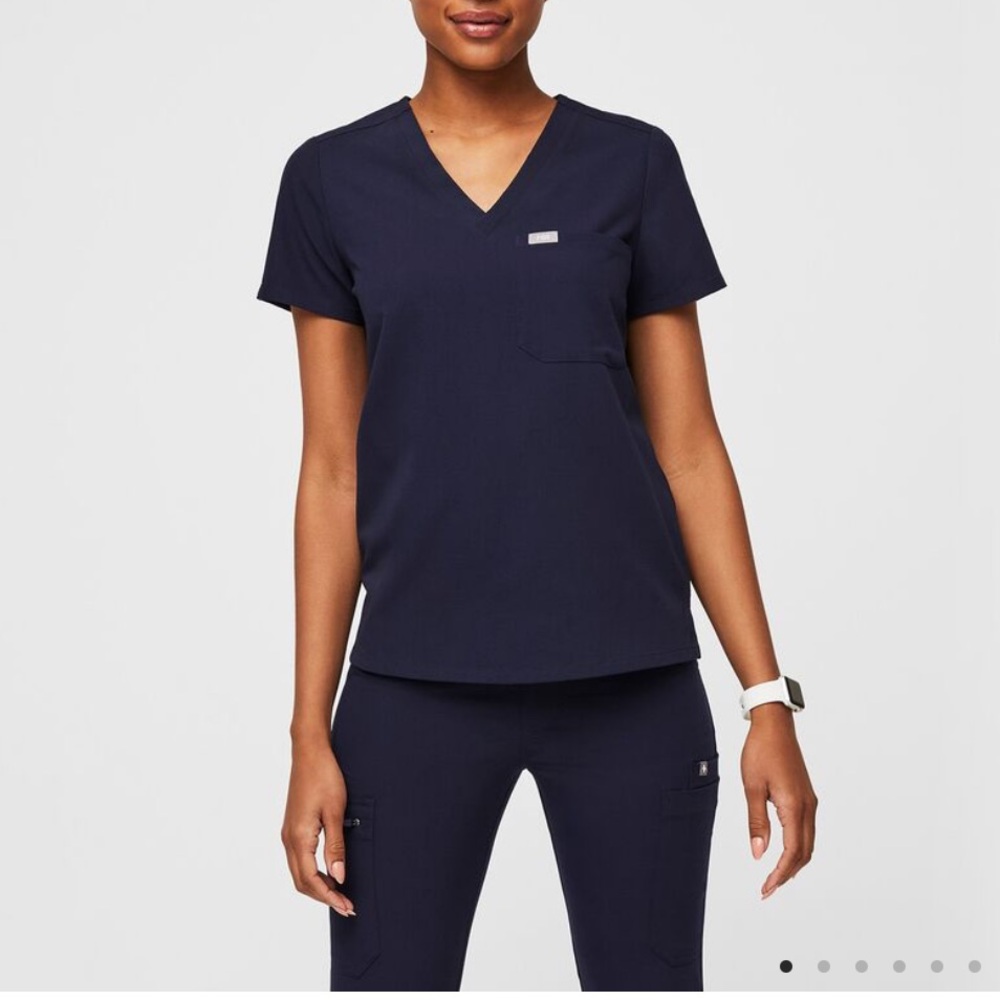 FIGS Navy SET Size Small Catarina Top & High Waisted Zamora Jogger